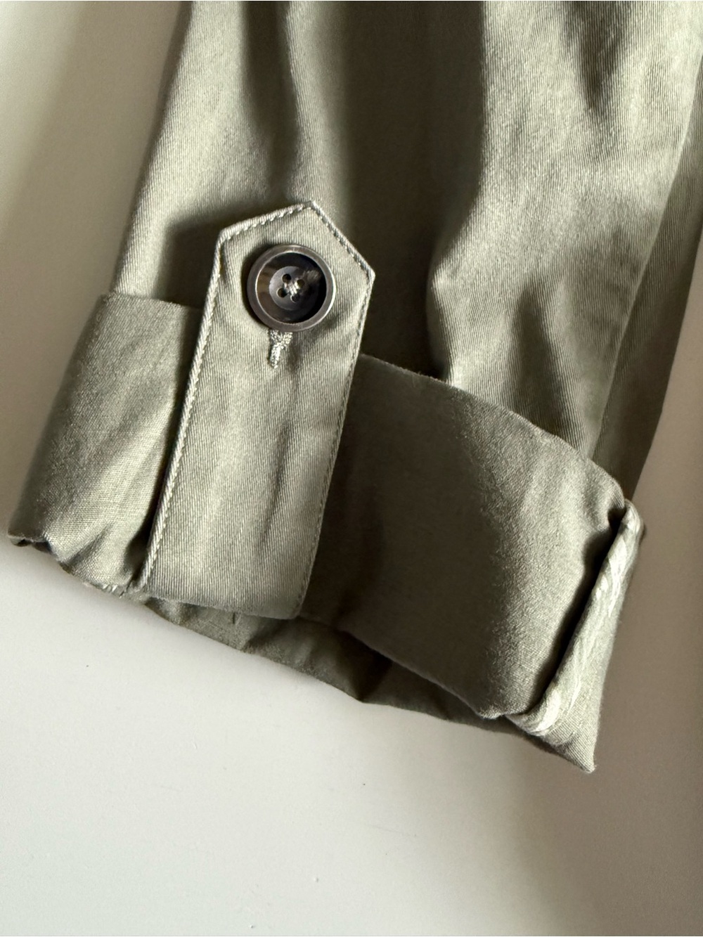 Matilda Jane (Good Hart) Olive Green Khaki Utility Jacket Like New - Picture 2 of 6